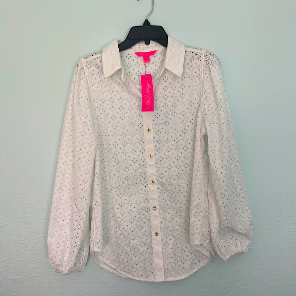 Lilly Pulitzer button shirt!